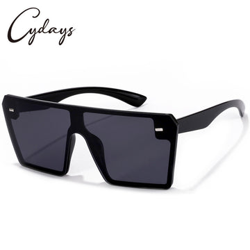 Cydays Square Oversized Frame Sunglasses As Gift 2024, Trendy Oversized Frame for Women & Men Accessories, Non-Polarized and Durable for 100% UV Protection Shades  CD1003